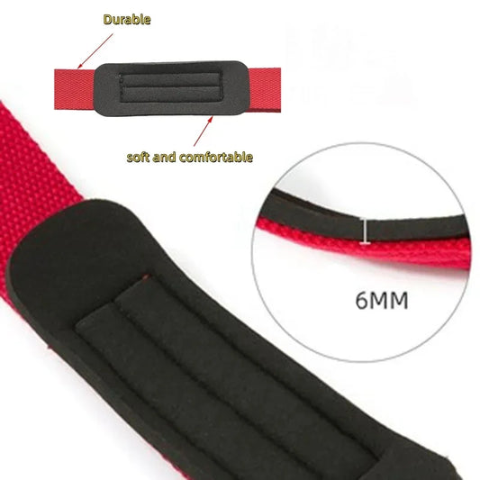 Gym Lifting Straps Barbell Deadlift Booster Belt Fitness Anti-slip Hand Wraps Wrist Straps Fitness Training Auxiliary Belt