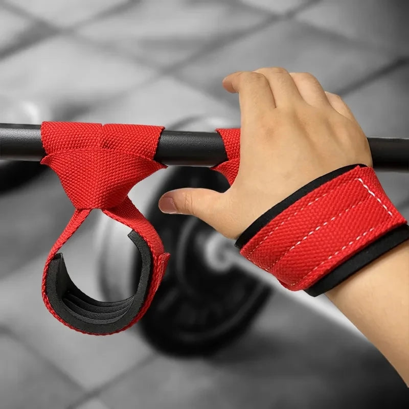 Gym Lifting Straps Barbell Deadlift Booster Belt Fitness Anti-slip Hand Wraps Wrist Straps Fitness Training Auxiliary Belt